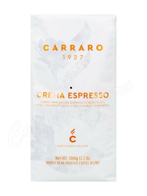 Кофе Carraro в зернах Crema Espresso 1 кг