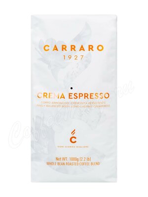 Кофе Carraro в зернах Crema Espresso 1 кг