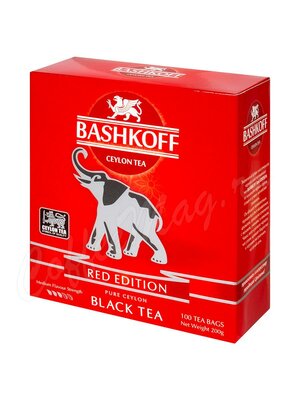 Чай Bashkoff Red Edition черный 100 пак