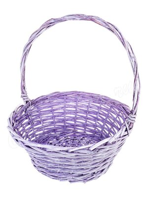 Корзина плетеная большая фиолетовая Lilac 38х17х42 LYM-660003