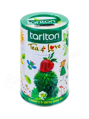 Чай Tarlton Любовь зеленый 100 г ж.б. (с копилкой)