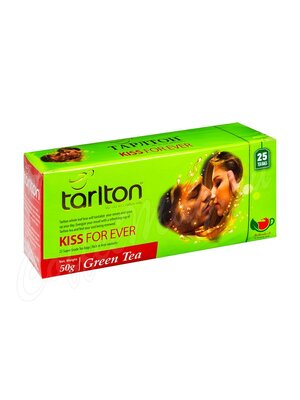 Чай Tarlton Поцелуй навсегда зеленый чай 25 пак