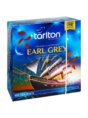 Чай Tarlton Earl Grey черный 100 пак