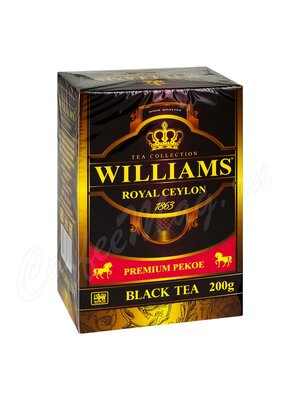 Чай Williams Royal Ceylon черный Премиум Пеко 200 г