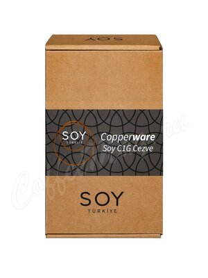 Турка (джезва) медная Soy / Сой 85 мл, размер С1 Турка (джезва) медная Soy / Сой 85 мл, размер С1