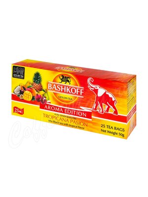 Чай Bashkoff Tropicana Pasion Aroma Edition черный 25 пак