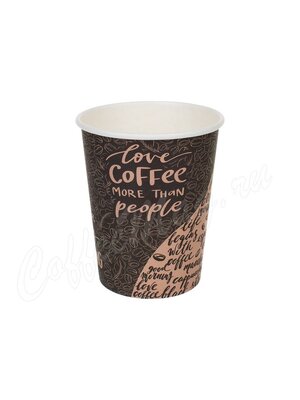 Стакан бумажный однослойный 250 мл Coffee SaaMi одноразовый