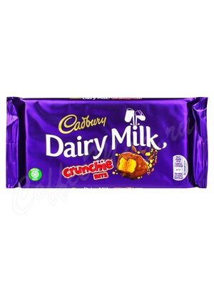 Cadbury Шоколад Dairy Milk Crunchie Bits Bar, плитка 200г