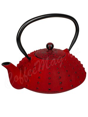 Чайник чугунный красный/черный 800 мл (SLJ-355)