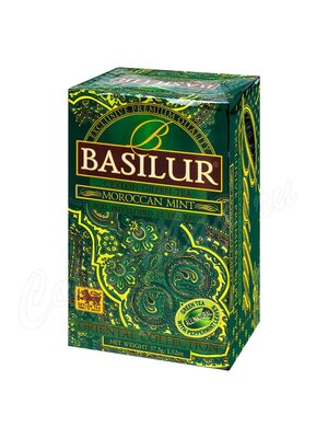 Чай Basilur Восточная коллекция Марокканская мята зеленый в пакетиках  25 шт, конверт