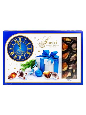 Ameri Шоколадные конфеты с начинкой пралине Новогодний подарок 375г