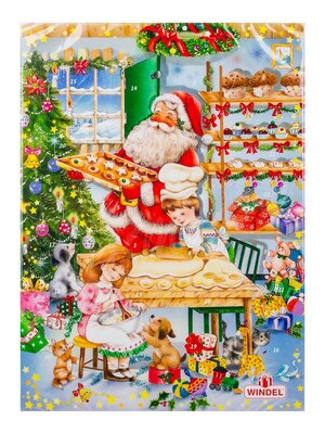 Windel Advent Рождественский календарь Молочный шоколад 75 г Windel Advent Рождественский календарь Молочный шоколад 75 г