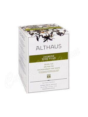 Чай Althaus Jasmine Ting Yuan зеленый Жасмин Тин Юань в пирамидках 15 шт