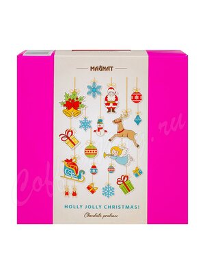 Magnat Christmas Choco and Fruit Конфеты пралине из молочного шоколада с малиновой начинкой 180 г