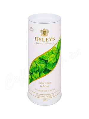 Чай Hyleys Гармония Природы зеленый с мятой 100 г (туба)