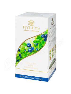 Чай Hyleys Гармония Природы Зеленый с черникой в пакетиках 25 шт х 1,5 г