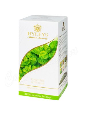 Чай Hyleys Гармония Природы Зеленый с мятой в пакетиках 25 шт х 1,5 г
