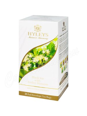 Чай Hyleys Гармония Природы Черный с цветками липы в пакетиках 25 шт х 1,5 г