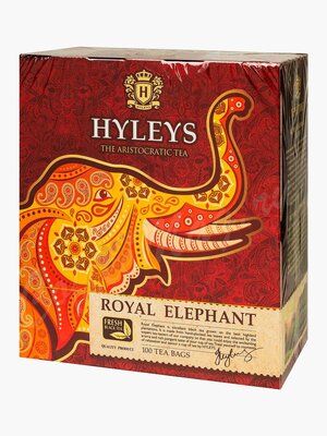 Чай Hyleys Королевский слон черный в пакетиках 100 шт х 2 г