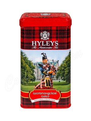 Чай Hyleys Шотландское Pekoe черный 125г ж.б.