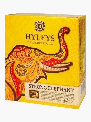 Чай Hyleys Крепкий слон черный в пакетиках 100 шт х 2 г