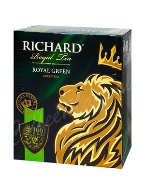 Чай Richard Royal Green зеленый в пакетиках, 100 шт