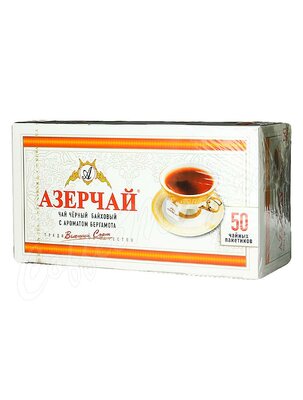 Чай Азерчай Бергамот черный 50 пак.