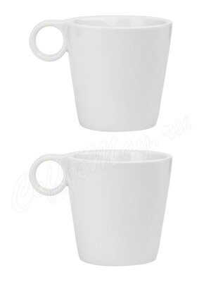 VIVA COSY (Jaimi) Чайная кружка (комплект 2шт) 0,2 л (V80002) Белый
