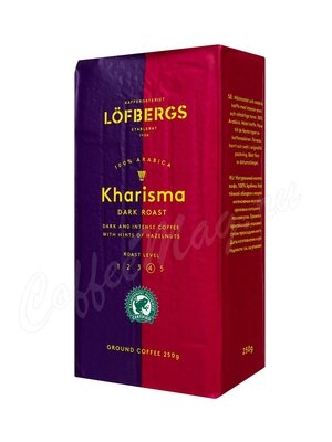 Кофе Lofberg Lila молотый Kharisma 250 г