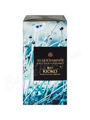 Чай Kioko Silver Sanshin черный с бергамотом в пакетиках 25 шт.