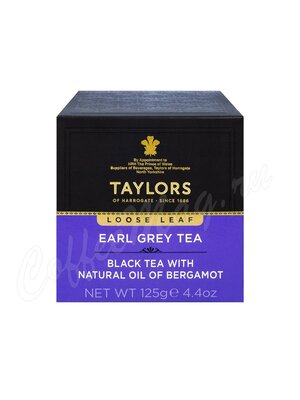 Чай Taylors листовой черный Эрл Грей 125г
