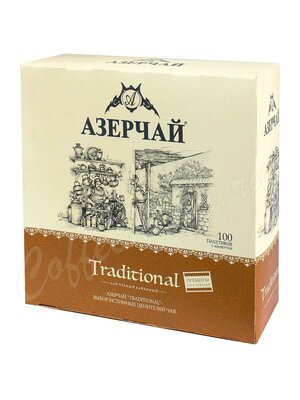 Чай Азерчай Traditional в пакетиках 100 шт