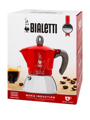 Гейзерная кофеварка Bialetti Mokka Induction 6 порций 280 мл 6946