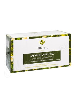 Чай Niktea Jasmine Oriental. зеленый с жасмином в пакетиках 25 шт