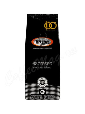 Кофе Bristot молотый Espresso Cremoso Italiano 250 г