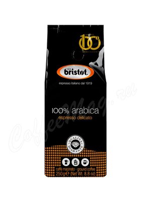 Кофе Bristot молотый Arabica 100% Espresso Delicato 250 г