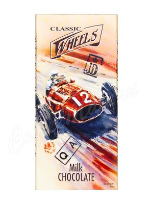 Classic Wheels Бельгийский шоколад молочный, плитка 100г