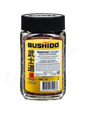 Кофе Bushido (Бушидо) растворимый 24 Karat Gold 95 г Кофе Bushido (Бушидо) растворимый 24 Karat Gold 95 г