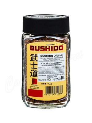 Кофе Bushido (Бушидо) растворимый Original 95 г Кофе Bushido (Бушидо) растворимый Original 95 г