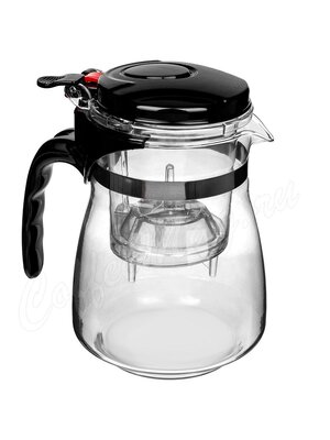 Чайник проливной с красной кнопкой Teapot 650 мл (33C638)