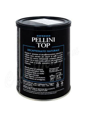 Кофе Pellini Top Decaf 100% Arabica молотый 250 г