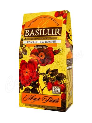 Чай Basilur черный Малина и шиповник ВОЛШЕБНЫЕ ФРУКТЫ 100 г