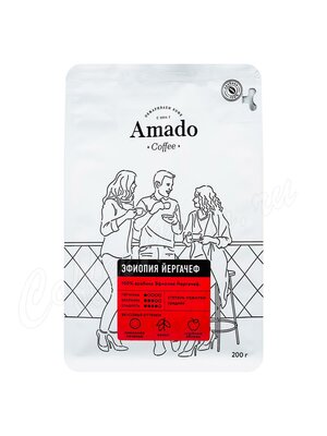 Кофе Amado в зернах Эфиопия Yirgacheffe 200г