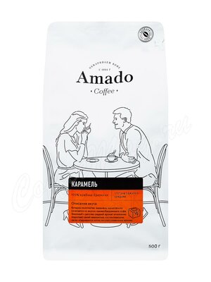 Кофе Amado в зернах Карамель 500 г