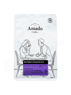 Кофе Amado в зернах Марагоджип Ирландский Крем 200 г