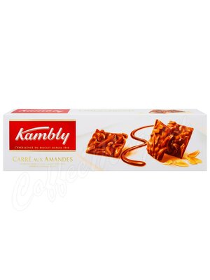 Kambly Carre aux Amandes Печенье с миндалем и молочным шоколадом 80г