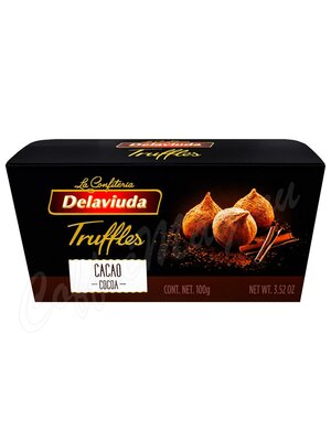 Delaviuda Шоколадные конфеты Трюфели с какао 100г