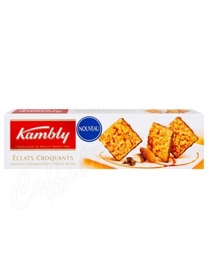 Kambly Печенье (Eclats Croquants) с миндалем и мол. шоколадом 90 г
