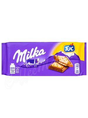 Milka Шоколадная плитка шоколад молочный TUC 87 г
