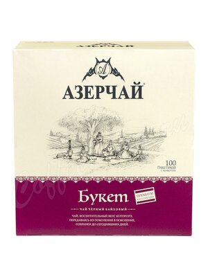 Чай Азерчай Букет Premium Collection в пакетиках 100 шт